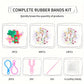 12 Grid/24 Grid/40 Rubber Bands Bracelet Kit Rubber Band Filling Loom Kit Weaving DIY Craft Gift Loom Kit Toys for Girls