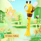 12 Hole Bee Electric Bubble Gun Children's Bubble Machine With Lights Soap Maker Blowing Outdoor Toys Wedding Party Game Gifts