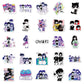 10/30/50pcs Cute Omori Stickers Graffiti Game Cartoon Decal DIY Motorcycle Laptop Stationery Waterproof Decoration Decals Toy