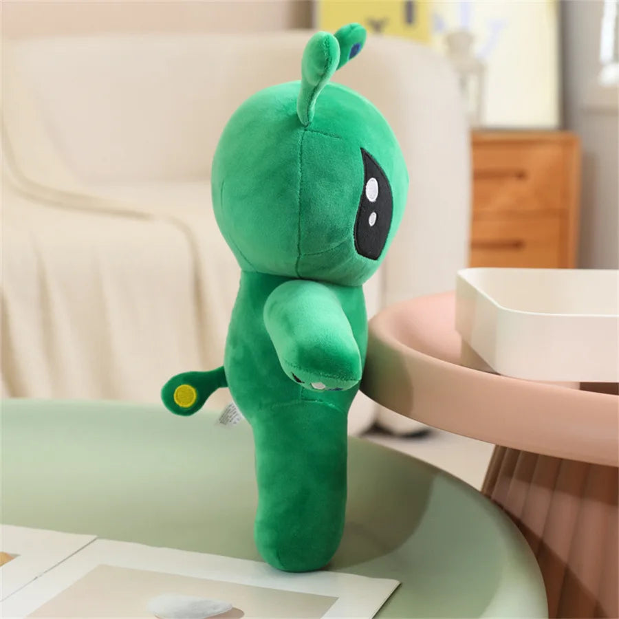 30cm Green Alien Plush Toy Anime Tentacled Horn Alien Monsters Horror Doll Boys Girls Soft Toys Stuffed Throw Pillow kids gifts