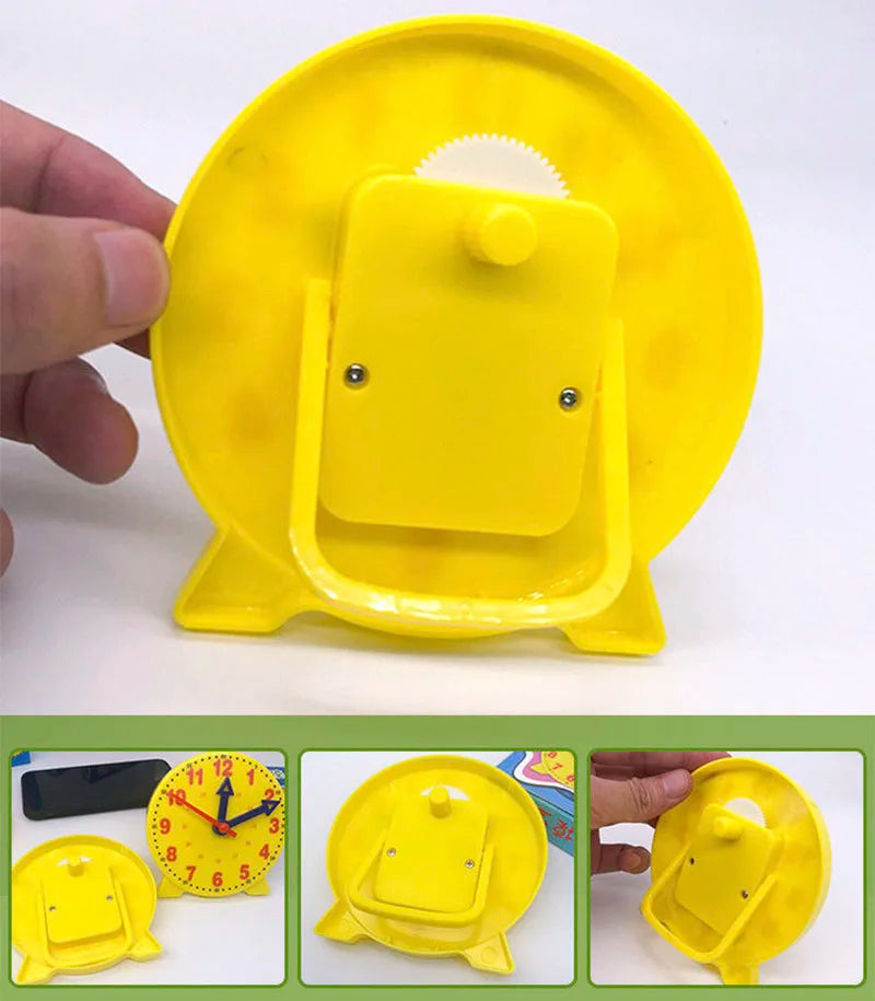 Children Montessori Clock Educational Toys Hour Minute Second Cognition Matching Puzzle Toys Kids Early Preschool Teaching Aid