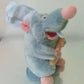 New Anime Ratatouille Chef Remy Magnetic Plush Toy Room Decoration Doll Kids Shoulder Plush Doll Decoration Headband Toy Gift