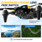 Brushless Aerial RC Drone 8K Triple Camera 5G Transmission 7 Level Wind Resistance Optical Flow Hover Folding Portable Drone