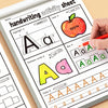1 Children's Alphabet Practice Book, Handwriting Practice Book for Preschoolers, Alphabet Ability Development for Kindergarten, Fun Cartoon Character Learning Exercises, Mixed-Color Paper Materials, Educational Children's Boo