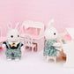 Forest Animal Family Dollhouse Furniture 1/12 Miniature Toys Girl Dolls Accessories Bedroom Bathroom Dollhouse Kit For Dolls