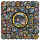 108Pcs Pocket Monster Patches Stickers Waterproof Cartoon Graffiti Decals for Phone Laptop Guitar Luggage Anime Fans Gift