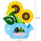 DIY Flower Toys Montessori Arts Crafts Non-weaving Handicrafts Flowerpot Toys for Kid Gift Early Preschool Educational Gift
