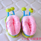 Plush SpongeBob SquarePants Cotton Shoes Snail Bags Heels Cute Home Slippers SpongeBob SquarePants Snail Boots Plush Gift