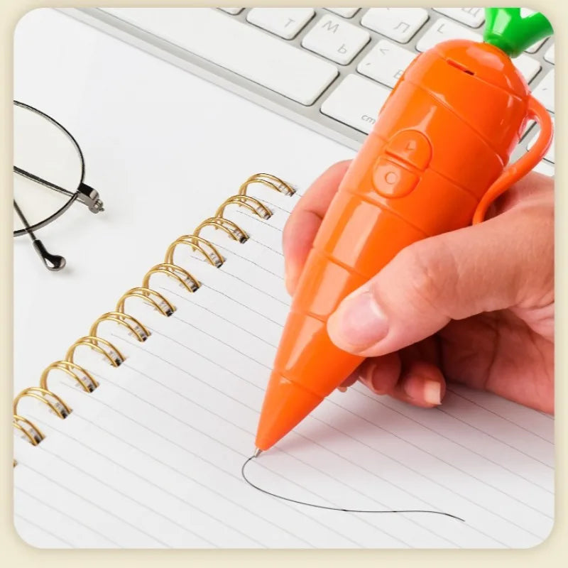 Cartoon Voice Ballpoint Pen with Sound & Light - Fun Writing Pen for Students, Creative School Stationery & Gift for Kids