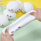 Colorful Dumpling Squishes Stress Balls Fidget Sensory Toys Simulation Food Squishies Bun with Steamer Squeeze Dough Ball Gifts