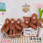 Cartoon Punch Monkey Plush Doll Stuffed Keychain Accessories Creative Cute Backpacks Pendant Fans Gift