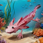 998Pcs Axolotl Building Blocks Set, Creative Amphibian Animal Model, DIY Assembly Bricks Toy, Desktop Decor Gift for Kids Adults