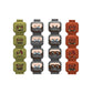 MOC City Halloween Expression Accessories Building Blocks Face Injured Head Terror Scene Ghost Skeleton Bricks Friends Toys Gift