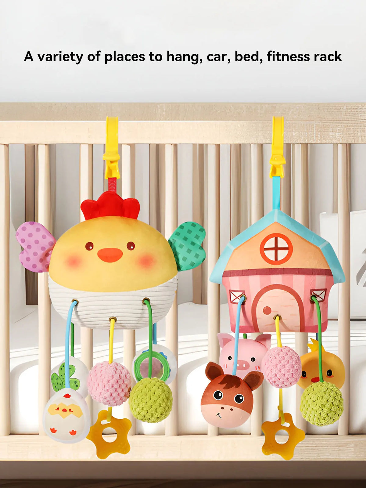 Bed Hanging Drawstring Cheer Toy Bedbell Pendant Can Be Nibbled Drawstring cartoon Pendant