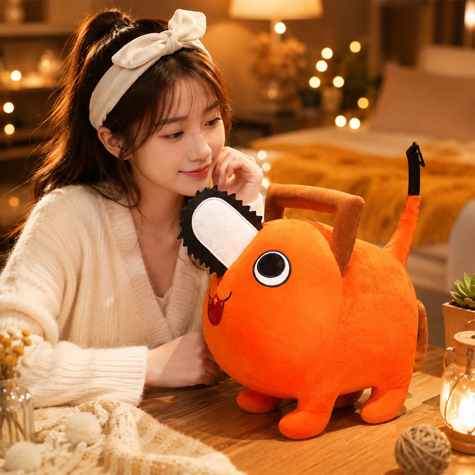 10-25CM Pochita Plush Chainsaw Chain Saw Man Plush Doll Cute Stuffed Cartoon Anime Soft Toys Pillow For Birthday Xmas Gifts