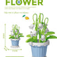 Small Particle Building Block Home Decor Series Flower Potted Plant Toys Set with Permanent Flowers Gift for Plant Arrangements