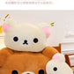Cute Rilakkuma Big Head Plush Pillow Large Size Soft Stuffed Toy Cushion Bedroom Sofa Decor Unisex Birthday Gift For Adult