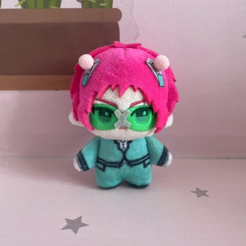 Mini Plush Doll Pendant 10cm The Disastrous Life of Saiki K Toy Saiki Kusuo Cosplay Cute Soft Stuffed Gift