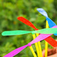 10/20pcs Novelty Plastic Bamboo Dragonfly Propeller Adult Outdoor Classic Toy Gift Rotating Flying Arrow Multicolor Random Color