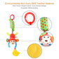 Baby Toy Plush Bed Hanging Pendant Baby Plush Cute Cartoon Animal Wind Chime Stroller Hanging Teether Stroller For Newborn Gifts