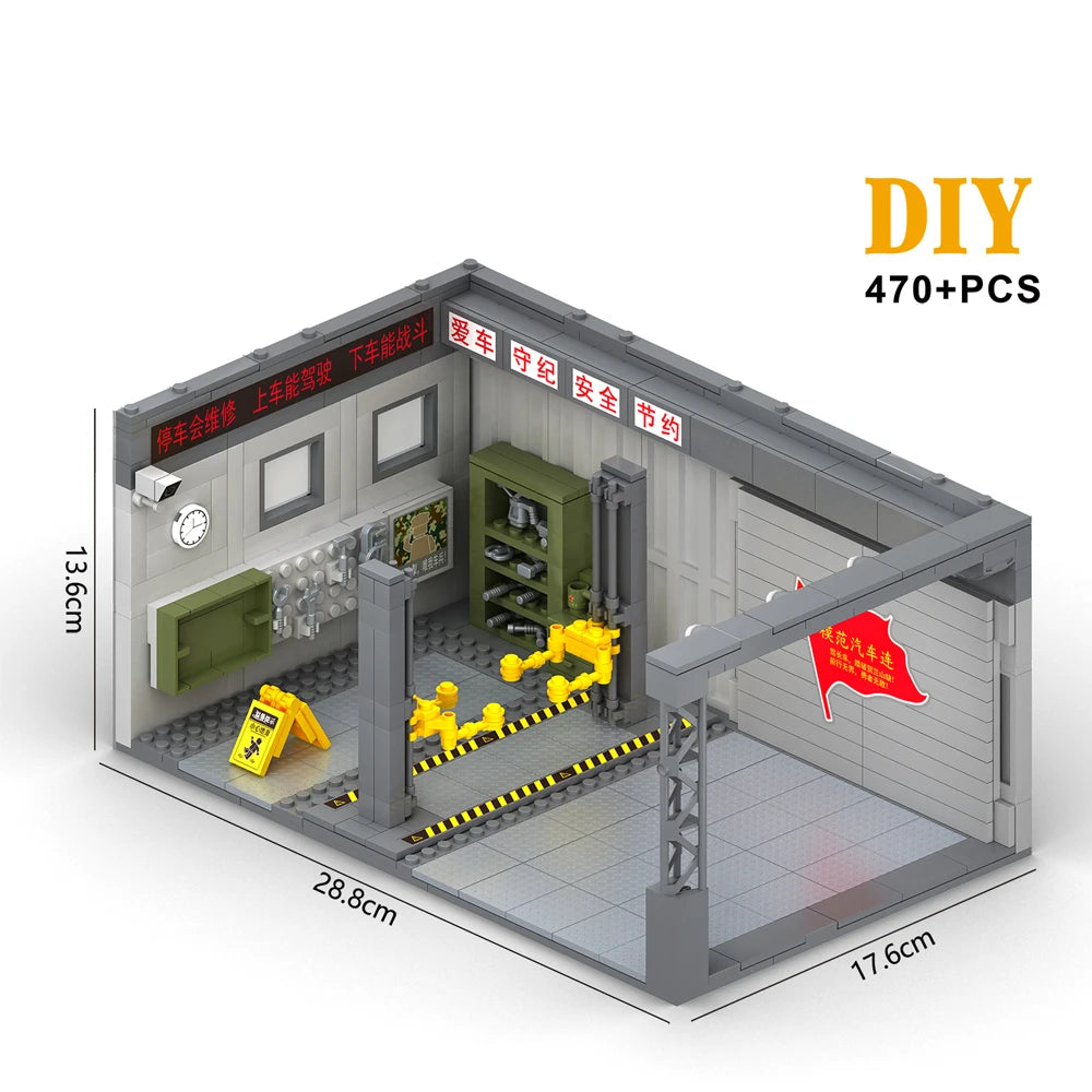 World War Army Military Soldiers Police SWAT Armored Vehicle Model Building Blocks Bricks Children's Toys Gift ﻿