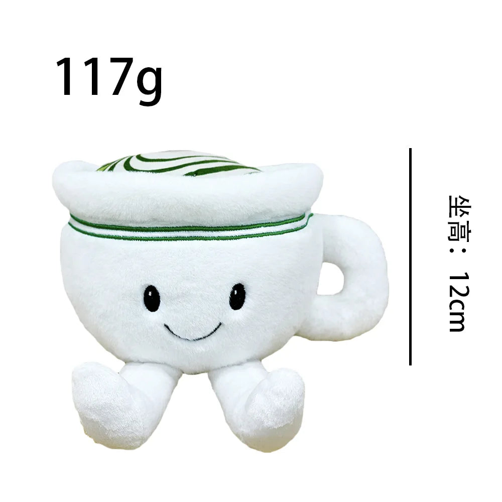 New 12cm Matcha Plush Toys Cute Soft Stuffed Cartoon Pillow Anime Dolls For Kid Birthday Christmas Gift
