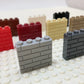 120Pcs DIY Model Accessories For Castle City MOC Scene Building Masonry Wall Building Blocks Compatible 98283 15533 Brick