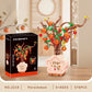 Orchid Building Blocks Flowers Bouquet Bonsai Plant Model Ornament Exquisite DIY Home Decorations Valentines Adult Child's Gifts