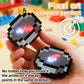 Rechargeable Pixel Compass Keychain Peripheral Design Toy Trinket Use Movable Compass Keychain Pendant Real-world Use Toys