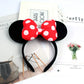 Mouse Ears Headhand for Girls Adults Cute Cartoon Party Cosplay Hair Accessories Sequin Bows Hairband Toys
