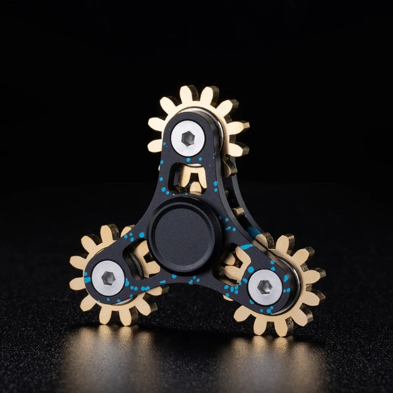 Mini EDC Gear Alloy Spinner Sprockets Gear Chain Gyro Delicateness Fidget Decompression Ring Toy Stress Relief Toys