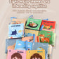 Soft Baby Books Toys Montessori 3D Touch Feel High Contrast Cloth Book Sensory Early Learning Games for Kids Educational Toys