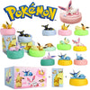 Spot Hot Anime Character Eevee Multi Form Series Blind Box Desktop Decoration Ornament Set Toy Scene Building Props Mystery Gift