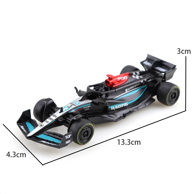 (bagged)1:43 Formula DIECAST Alloy Model Car, Simulated Metal vehicle, children's racing cars, boy's toy model, car ornaments