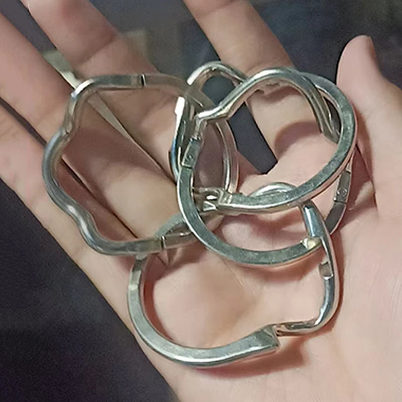 Magic Ring Puzzle Disentanglement Brain Teasers Unique Gifts for Teens Adults Unlock Interlocking IQ Logic Test Educational Toys