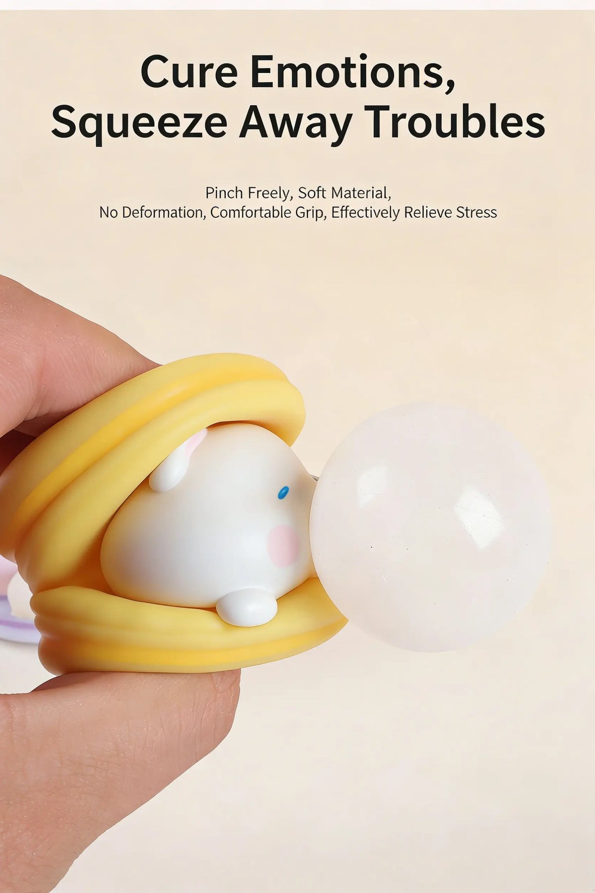 Creative Spit Bubble Burger Squishy Toy Cute Macaron Cartoon Stress Relief for Adults Office Vent Prank Desktop Decor Ornaments