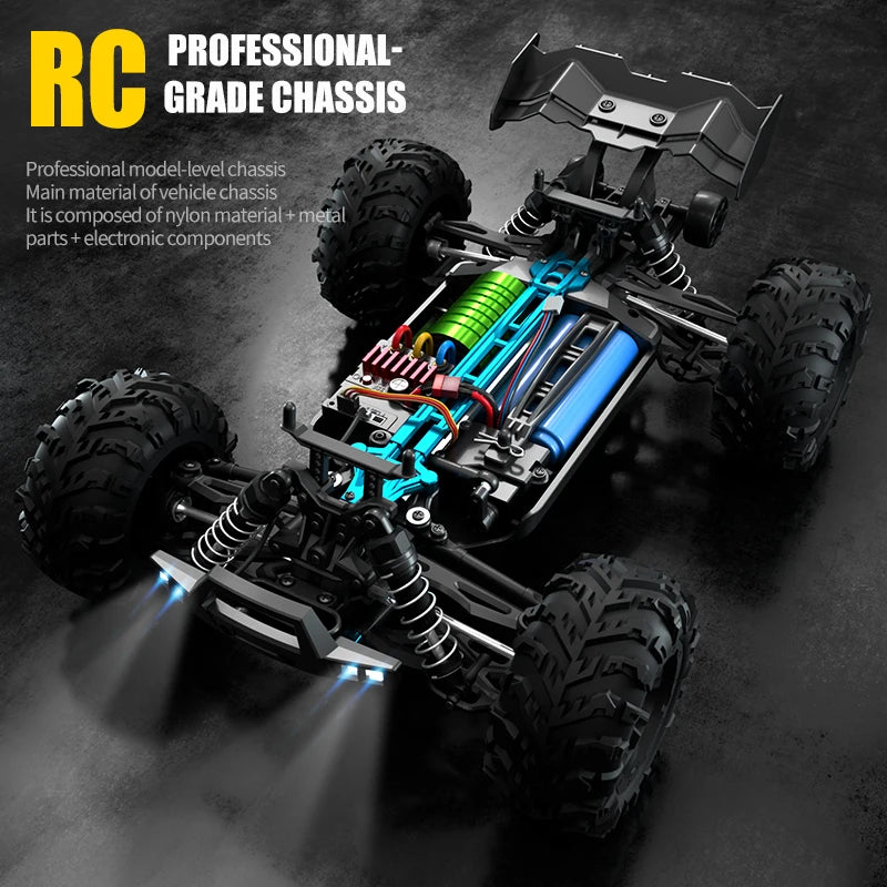 SCY 16101PRO 16102PRO RC Car Brushless 70 KM/h 4x4 Remote Control Go-Kart 2.4G Electric High-Speed Off-Road Drift Racing Toy Gift