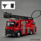 1:18 Electric Sanitation Garbage Truck Toy Cars Model Alloy Water Tanker Diecast Light Sound Vehicle Children's Educational Toys