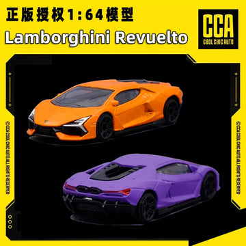 CCA Lamborghini Revuelto 1/64 Sports Car Diecast Model Car Four Wheel Sliding Collection Model Male Gift Toy Car