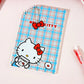 Genuine Sanrio Hello Kitty A5 Notebook Horizontal Line Removable Student Notebook Cartoon School Supplies Students Women Gifts