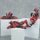 Figura de Acción de Anime Deadpool, Decoración Interior de Coche, Juguete Colgante, Accesorios para Coche, Modelo de Mini Muñec