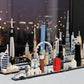 Thirteen Sets of City Models 21043 21026 Building Blocks Sets Suitable for Birthday Gifts Not Compatible with Legoed Particles.