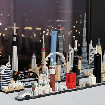 Thirteen Sets of City Models 21043 21026 Building Blocks Sets Suitable for Birthday Gifts Not Compatible with Legoed Particles.