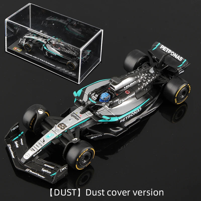 Bburago 1:43 Mercedes 2025 W16 E Performance F1 Formula Car Model Die Cast Vehicles Racing Toy 63# Russell 12# Antonelli