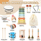 11 in 1 Toddler Musical Instruments,Wooden Percussion Instruments Toy for Kids Baby Preschool Educational Musical Toys Set for B
