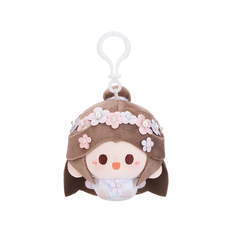 Heavenly Official Blessing Surrounding Beautiful Flower Series Round And Rolling Plush Doll Backpack Accessories Fan Gift