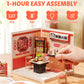 Rolife DIY Miniature House Super Creator Series Dollhouse 3D Puzzle Panda Hot Pot/Hong Kong Bites Cafe/Night Out Food Stall