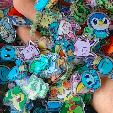 50pcs/set Pocket Monsters Cartoon Pokemon Resin DIY Accessories Cute Kawaii Laminating Acrylic Cream Glue Phone Case Patch