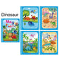 1 Book+1 Pen Reusable Coloring Book Water Painting Book Sensory Early Education Puzzle Drawing Toys
