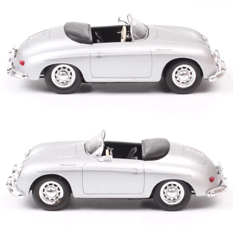 No Box Delprado Classic 1:43 Scale 356A Speedster 356 Sports T1 Car Metal Diecasts & Toy Vehicles Auto Cabriolet Model Car Toy